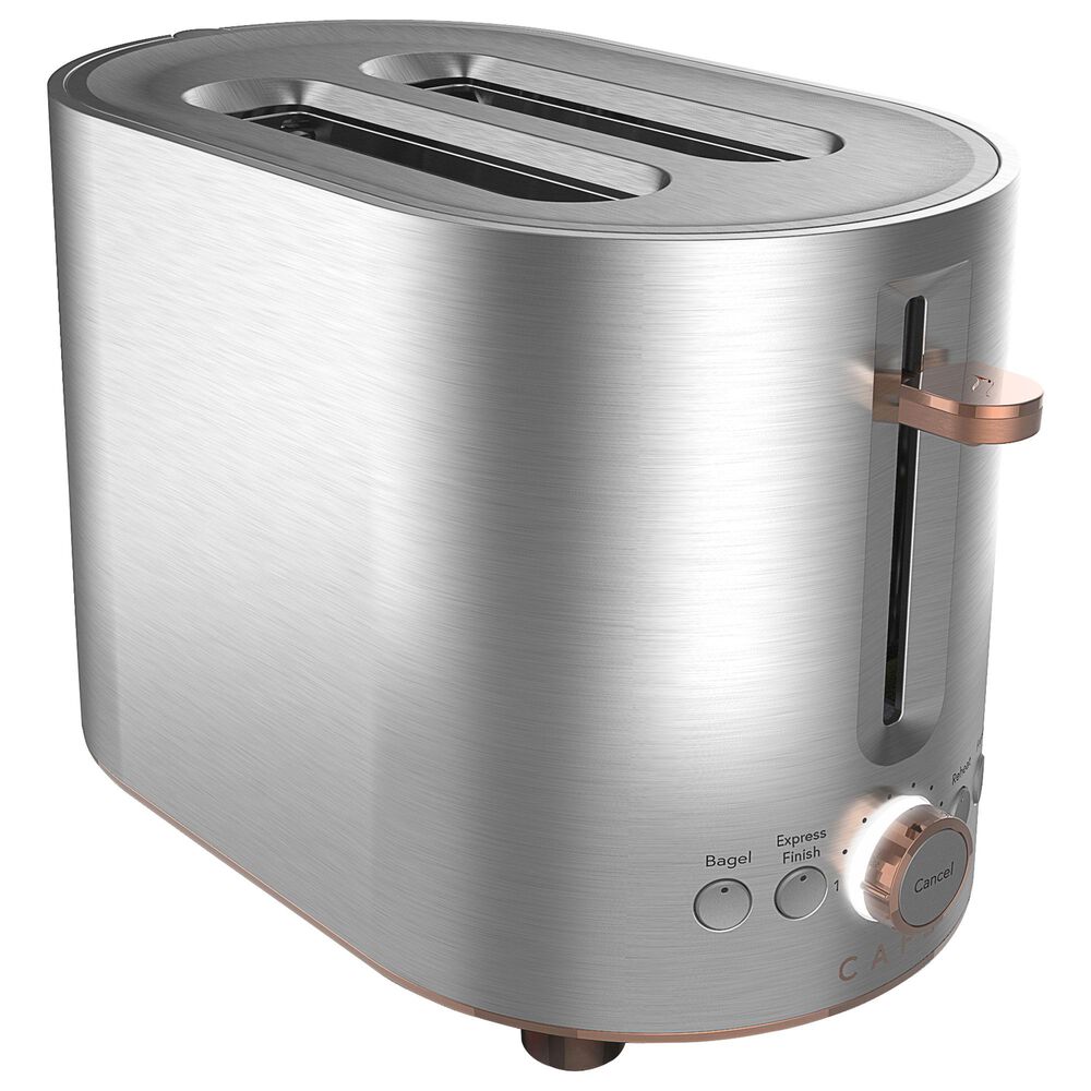 Cafe Express Finish Stainless Steel 2-Slice Toaster