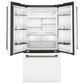 Cafe 19 Cu. Ft. 3-Door French Door Refrigerator in Matte White, , large