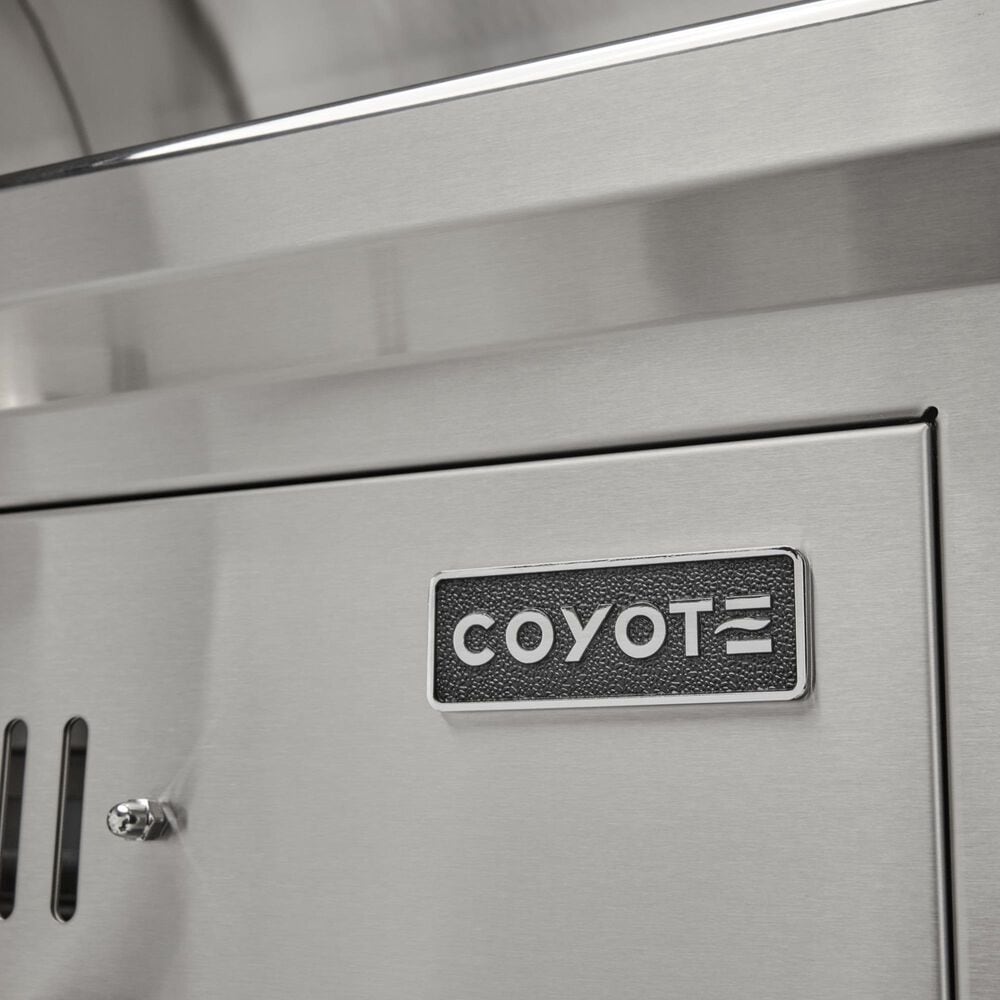 Coyote Outdoor 36&quot; Built-In Charcoal Grill in Stainless Steel, , large