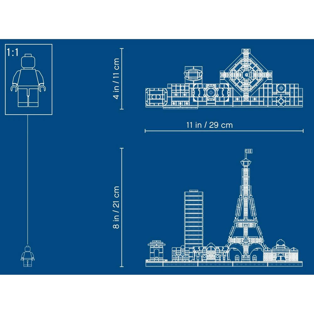 Lego Architecture Paris Building Set Nebraska Furniture Mart Beauty of lego technic font is that one letter can be build in many ways and never look the same. lego architecture paris building set nfm