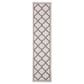 Safavieh Bermuda 2" x 8" Ivory and Grey Indoor/Outdoor Area Performance Rug, , large