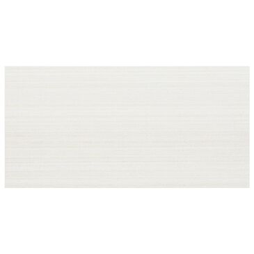 Dal-Tile Fabric Art Morden Linear White 12" x 24" Porcelain Tile, , large