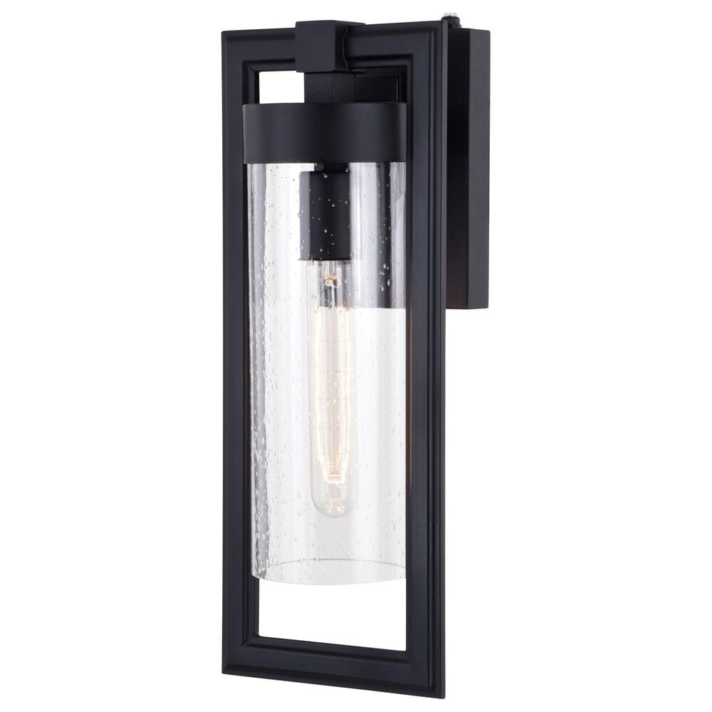 Vaxcel Malmo 15.75" 1-Light Outdoor Wall Sconce in Matte Black, , large
