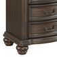Mayberry Hill Brunswick Queen Panel Bed with Two Nightstands in Mahogany, , large