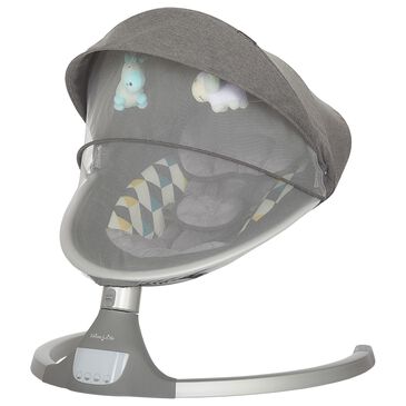 Dream on Me Zazu Cradling Swing in Grey/Blue, , large