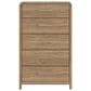 Ashley Gramburg 5-Drawer Chest in Warm Natural Brown, , large