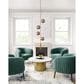 Zuo Modern Zatara Ceiling Lamp in Brass, , large