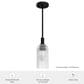 Hunter Beverly Glen Jasmine Roth 1-Light Mini Pendant in Matte Black, , large