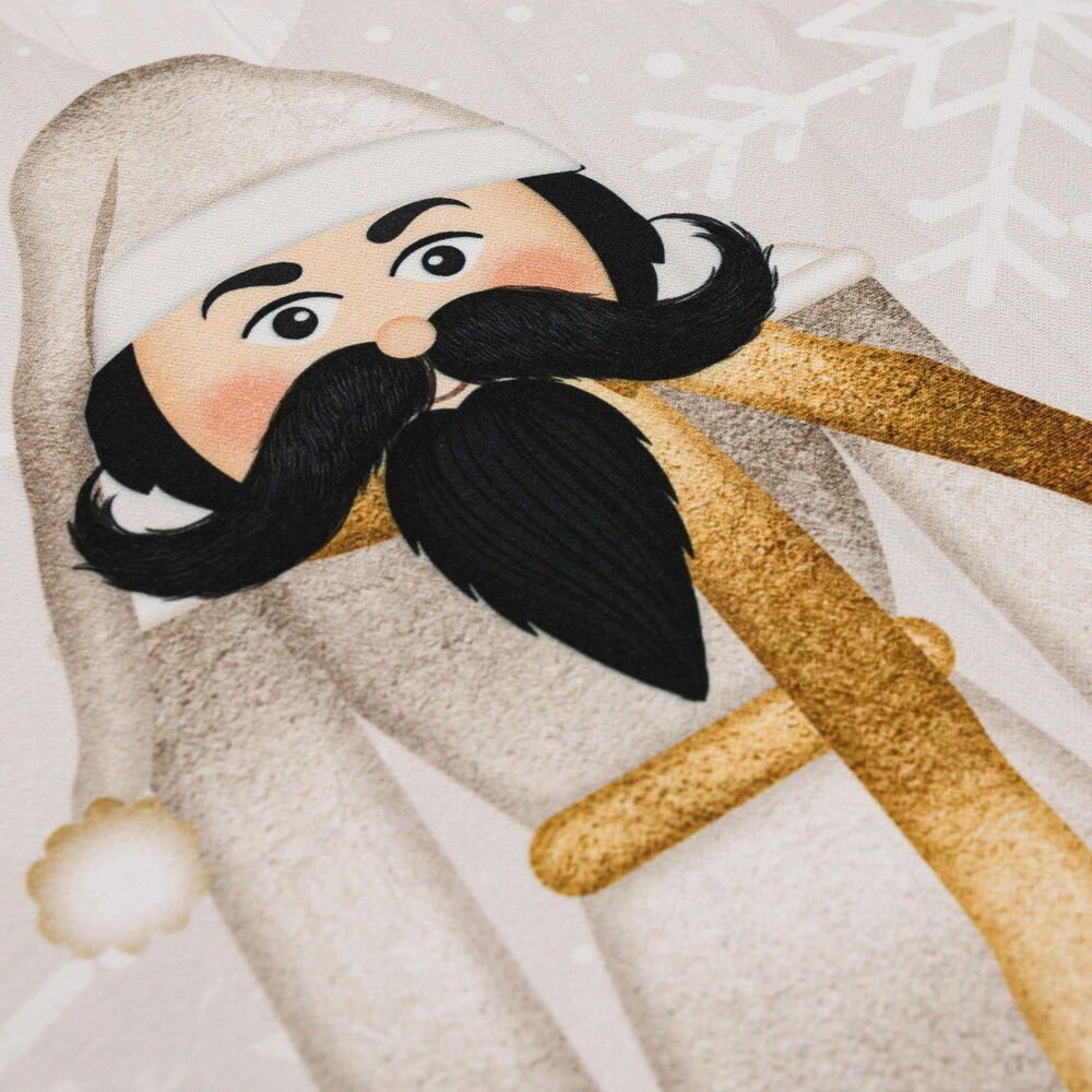 Mohawk Dri-Pro Silver and Gold Nutcracker 1&#39;6&quot; x 2&#39;6&quot; Multicolor Door Mat, , large