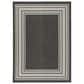 Nourison Horizon HOZ03 Black 6" x 9" Indoor/Outdoor Area Rug, , large