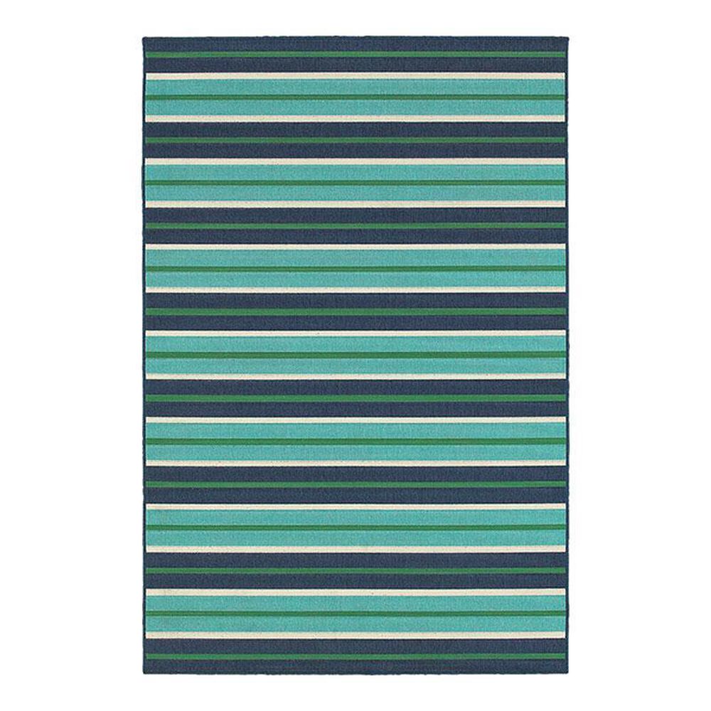Oriental Weavers Meridian 9652F 2"3" x 7"6" Blue Runner, , large