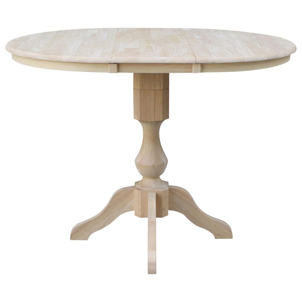 International Concepts Modern Farmhouse 36&quot; Dining Table in Unfinished, , large