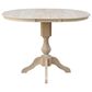 International Concepts Modern Farmhouse 36" Dining Table in Unfinished, , large