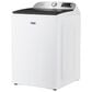Maytag 5.2 Cu. Ft. Smart Pet Pro Top Load Agitator Washer and 7.4 Cu. Ft. Smart Electric Top Load Dryer Laundry Pair in White, , large