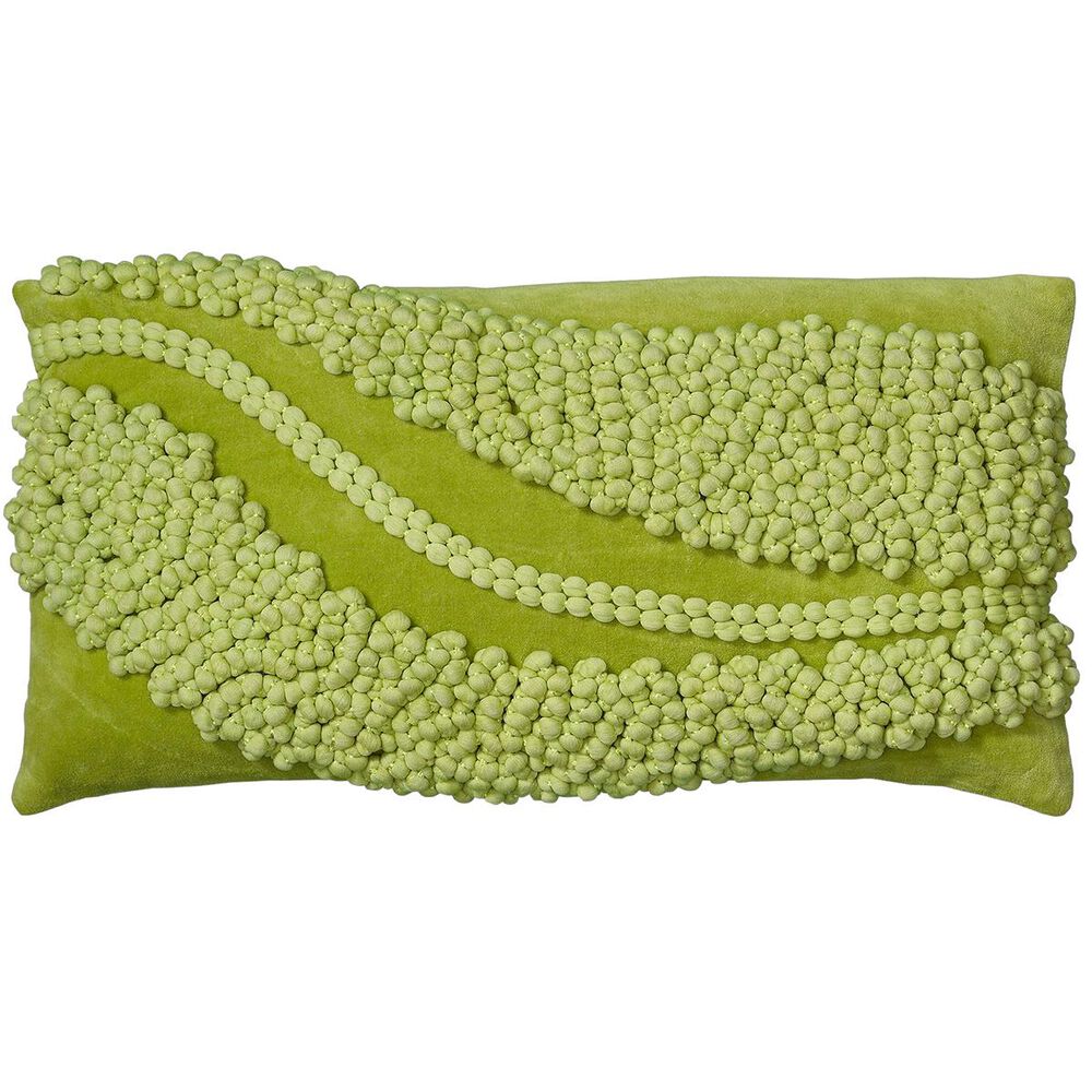 Rizzy Home 11" x 21" Pillow in Green, , large