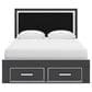 Ashley Zuraleus 4-Piece Queen Storage Bedroom Set in Matte Black, , large