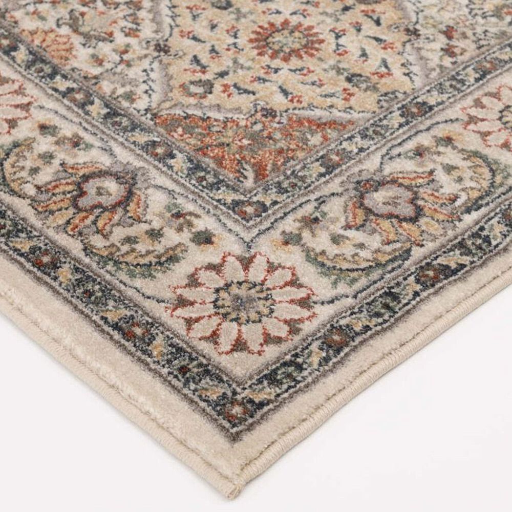 Central Oriental Montville Noriani 5&#39; x 7&#39;3&quot; Alabaster and Multicolor Area Rug, , large