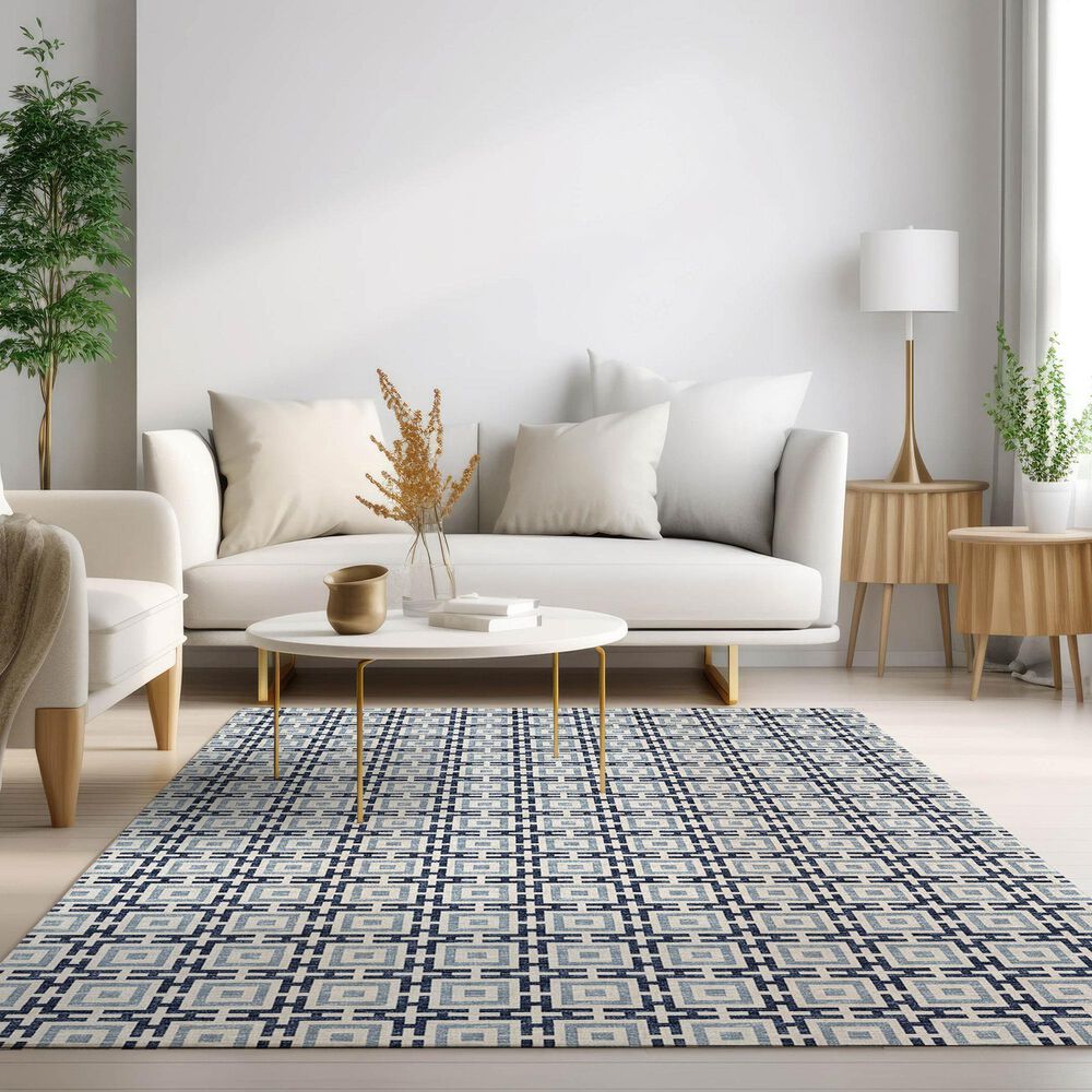Dalyn Rug Company Marlo 9&#39; x 12&#39; Navy Indoor/Outdoor Area Rug, , large