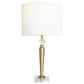 Maple and Jade Inverted Cone Table Lamp in Gold and Clear, , large