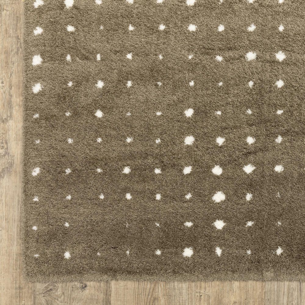 Oriental Weavers Galileo GAL03 Brown and Ivory 5&#39;3&quot; x 7&#39;6&quot; Area Rug, , large