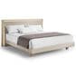 BDI Kara 4-Piece King Bedroom Set in Washed Oak, , large