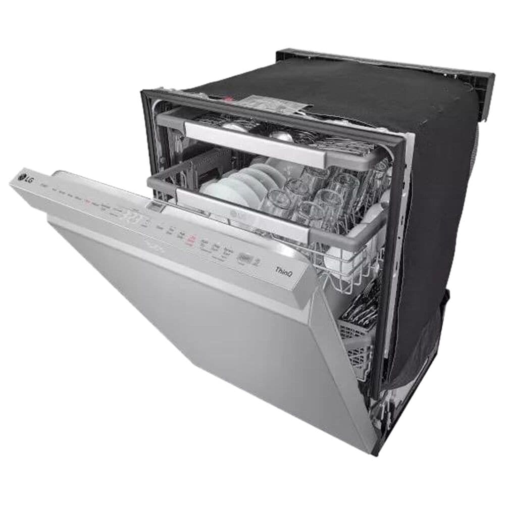 LG 24&quot; Fully Integrated Pocket Handle Smart Built-In Dishwasher in PrintProof Stainless Steel, , large