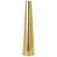 Maple and Jade Minimalistic Tall Floor Cone Decorative Vase in Shiny Gold, , large