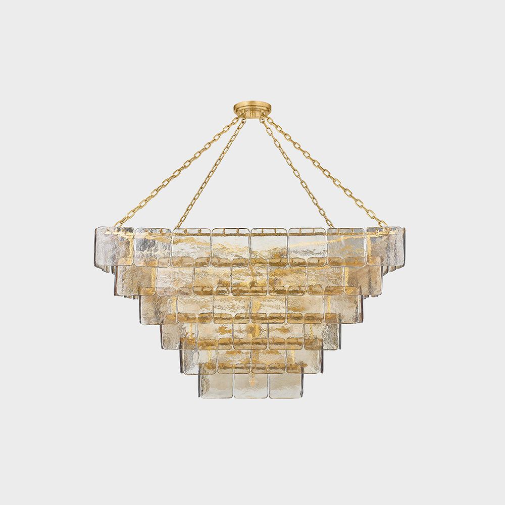 Corbett Lighting Regal 29-Light Chandelier in Vintage Gold Leaf, , large