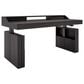 CalmRise 63" Power Standing Desk in Black Oak, , large