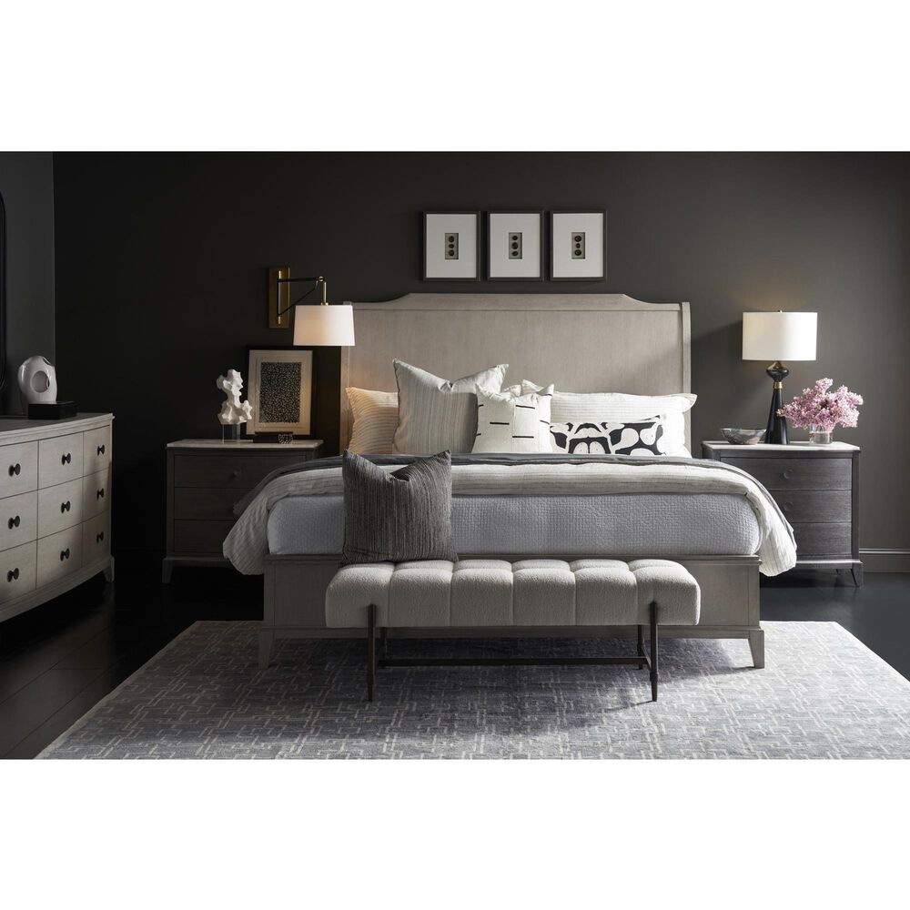 Furniture Worldwide Coalesce 3-Piece King Bedroom Set in Rolling Fog, , large