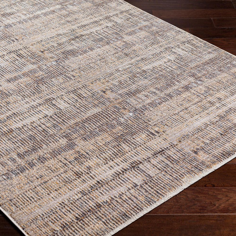 Surya Aida 2&#39;7&quot; x 4&#39;11&quot; Ivory, Medium Gray, Charcoal, Tan, Deep Teal and Beige Area Rug, , large