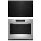 KitchenAid 2-Piece Kitchen Package with PrintShield Stainless Steel 30" Smart Single Wall Oven and Black 30" Induction Cooktop, , large