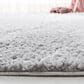 Safavieh August Shag AUG900G 8"6" Round Silver Area Rug, , large