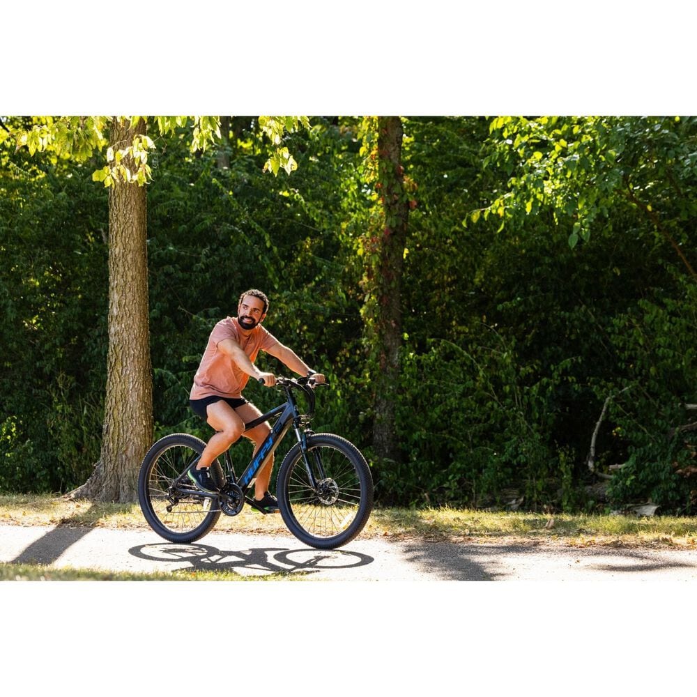 Huffy Eventis 27.5&quot; Mountain E-Bike with 350W Motor in Matte Black, , large