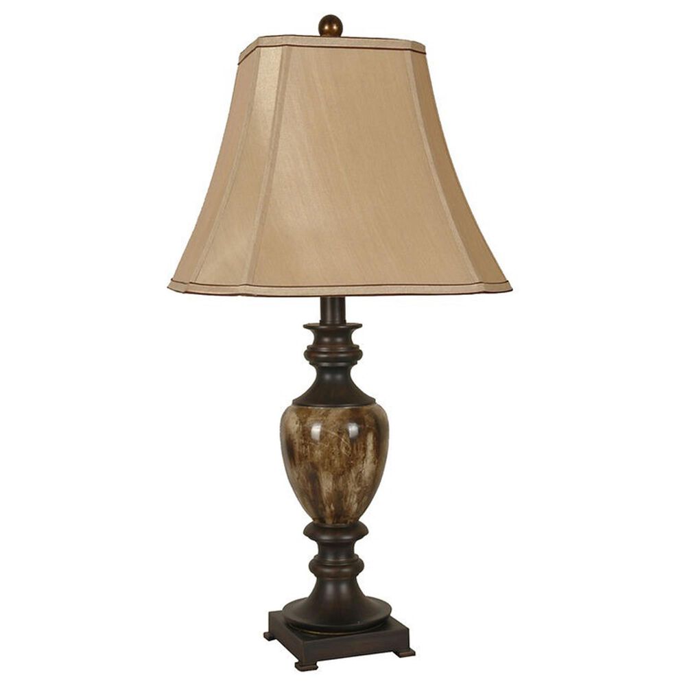 Lamps Per Se 31" Polyresin Table Lamp in Bronze, , large