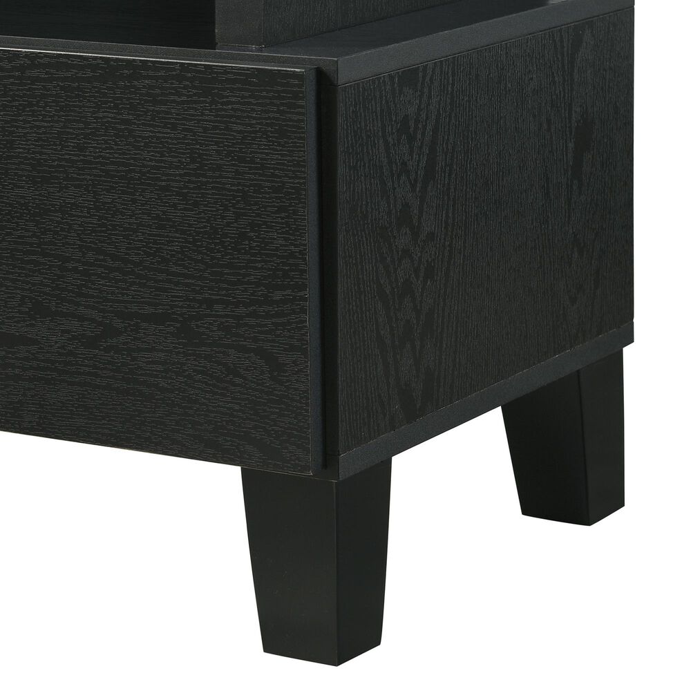Crown Mark Alina 71" TV Stand in Black and White, , large