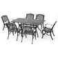 Hearth and Haven Ravenna 7-Piece Outdoor Dining Set in Bronze, , large