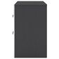 Ashley Zuraleus 2-Drawer Night Stand in Matte Black and Chrome, , large