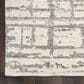 Nourison Luna 7"9" x 9"9" Ivory and Grey Area Rug, , large