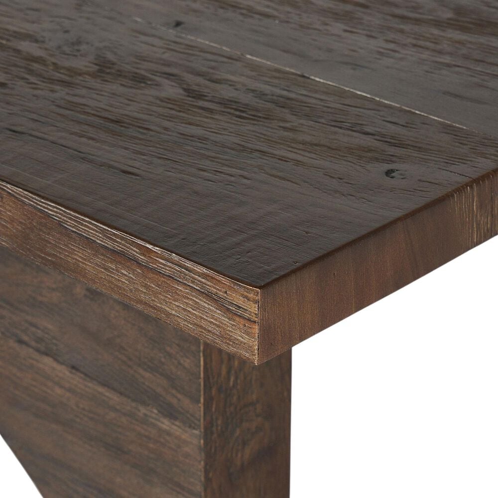Four Hands Wesson Winchester Coffee Table in Smoked Alder, , large