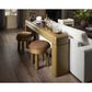 Four Hands Louise Accent Stool in Crypton Wayfarer Sienna, , large