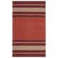 Safavieh Montauk 4" x 6" Red and Ivory Area Rug, , large