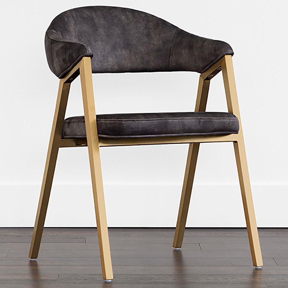 37B Burgos Dining Chair with Polyester Nano Shitake Cushions, , large