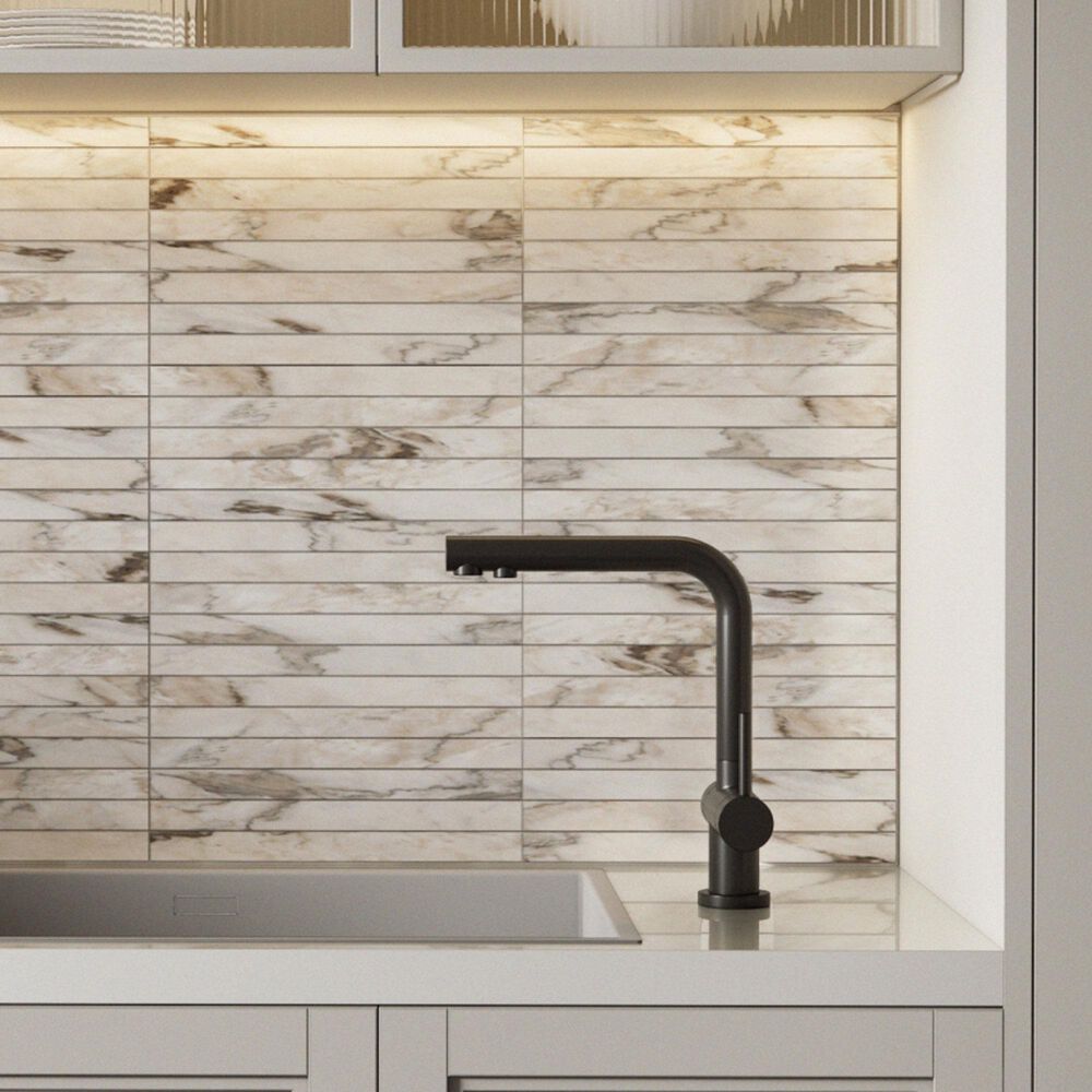 Emser Lenza Fiore 12" x 24" Honed Marble Tile, , large