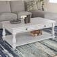 Golden Wave Furniture New Haven 2-Drawer Coffee Table in Oyster Shell, , large