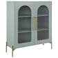 Ashley Adwen Accent Cabinet in Light Green and Gold, , large