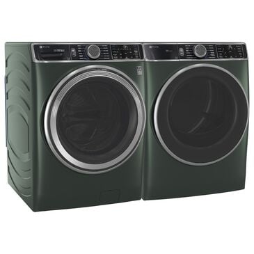 GE Profile 5.5 Cu. Ft. Smart Front Load Washer and 7.8 Cu. Ft. Gas Dryer Laundry Pair in Jade Green, , large