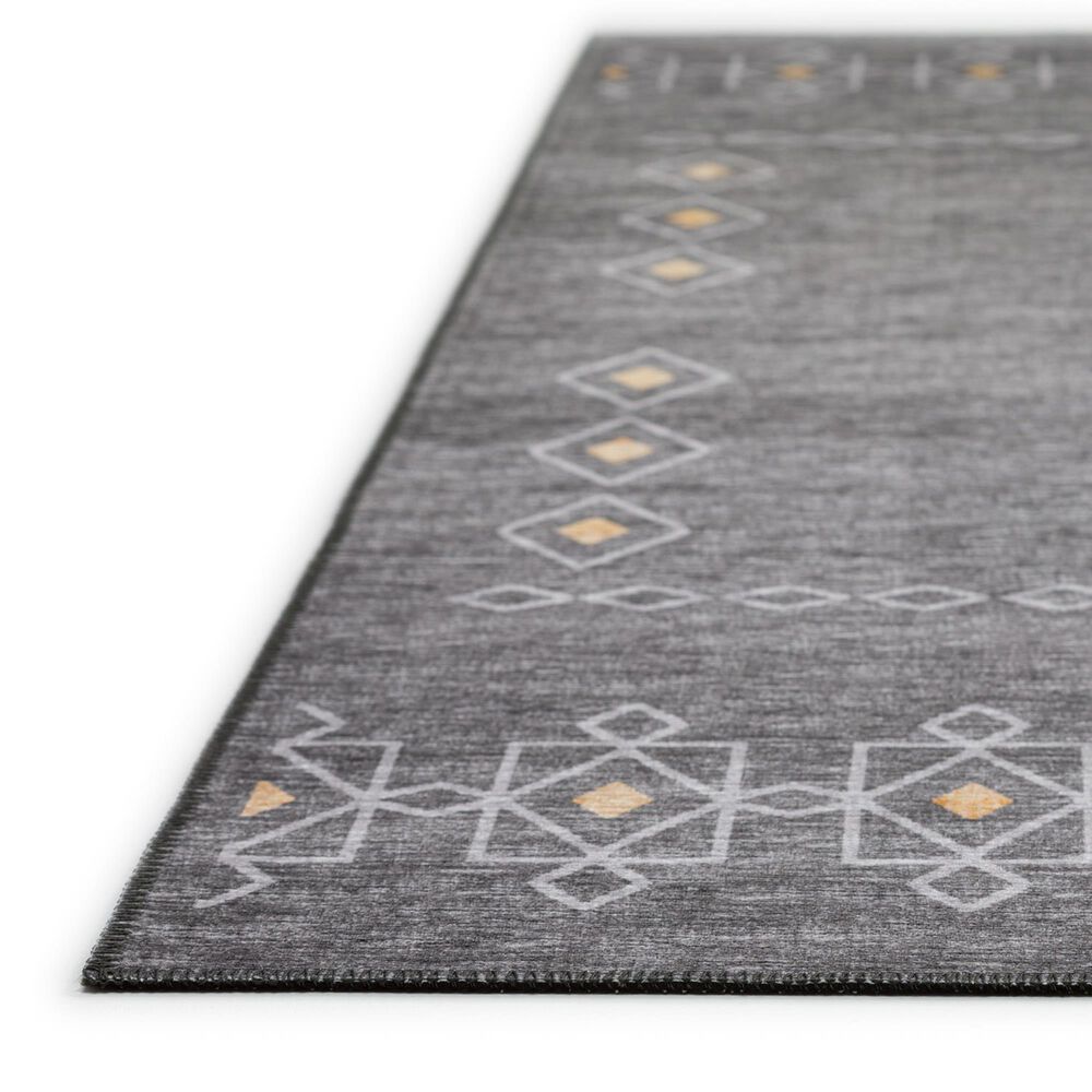 Dalyn Rug Company Sedona Southwestern 2&#39;3&quot; x 12&#39; Charcoal Indoor/Outdoor Performance Runner, , large