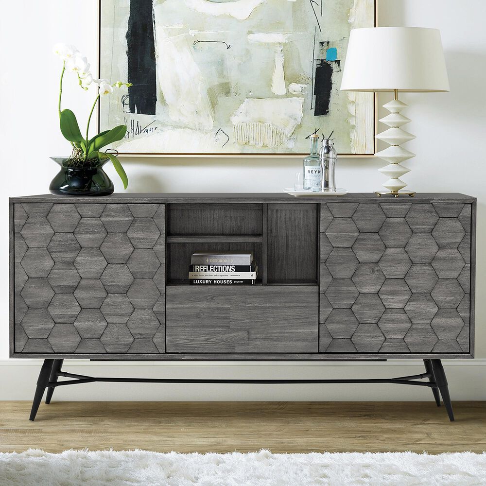 Blue River Makena Sideboard in Tundra Grey, , large