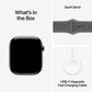 Apple Watch Series 11 (GPS+Cellular) 46mm Natural Titanium Case with Stone Gray Sport Band - M/L - Natural - (2025)(Pre-Order), , large